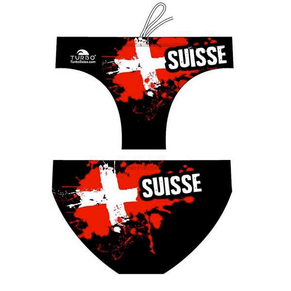 Turbo Suisse 2012 Swimming Brief Rot,Schwarz XL Mann Turbo Suisse 2012 Swimming Brief Rot,Schwarz XL Mann von Turbo