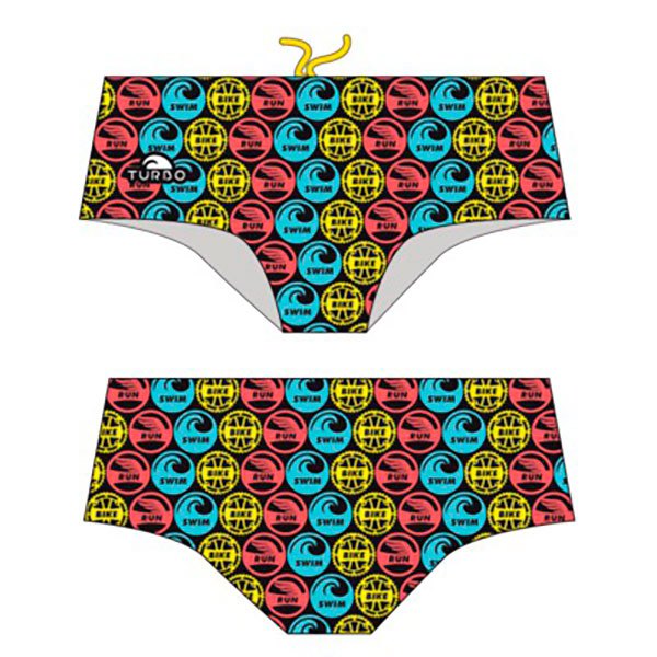 Turbo Super Tank Triball Swimming Brief Mehrfarbig 3-4 Years Junge von Turbo