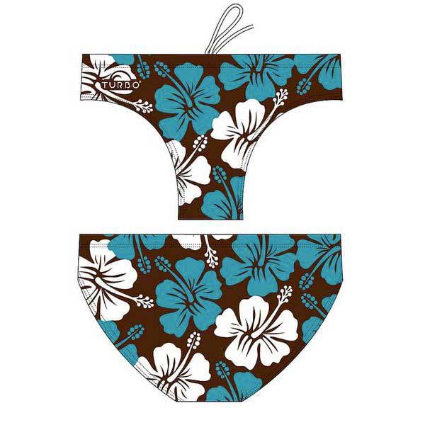 Turbo Surf Flower Swimming Brief Braun L Mann Turbo Surf Flower Swimming Brief Braun L Mann von Turbo