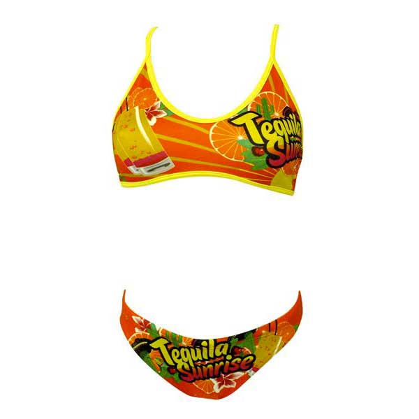 Turbo Tequilla Sunrise Thin Strap Bikini Orange 9-10 Years Junge von Turbo