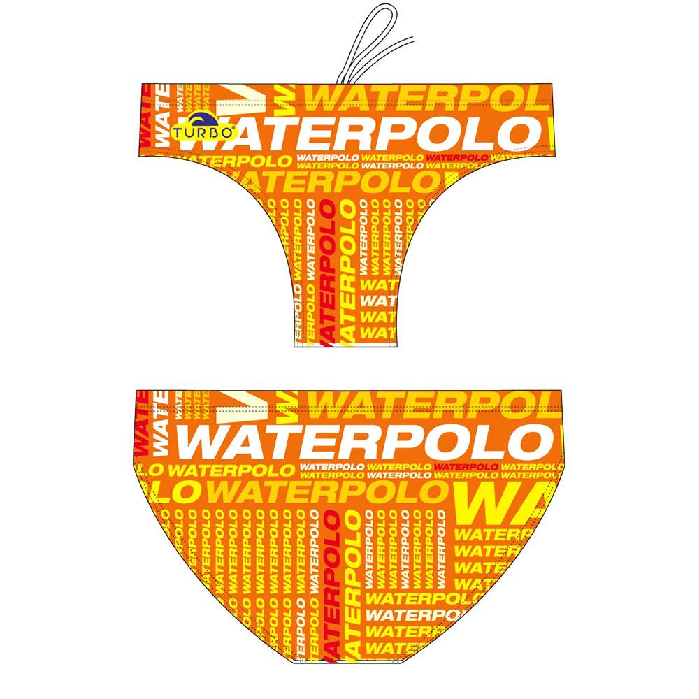 Turbo Text Swimming Brief Orange 2XL Mann von Turbo