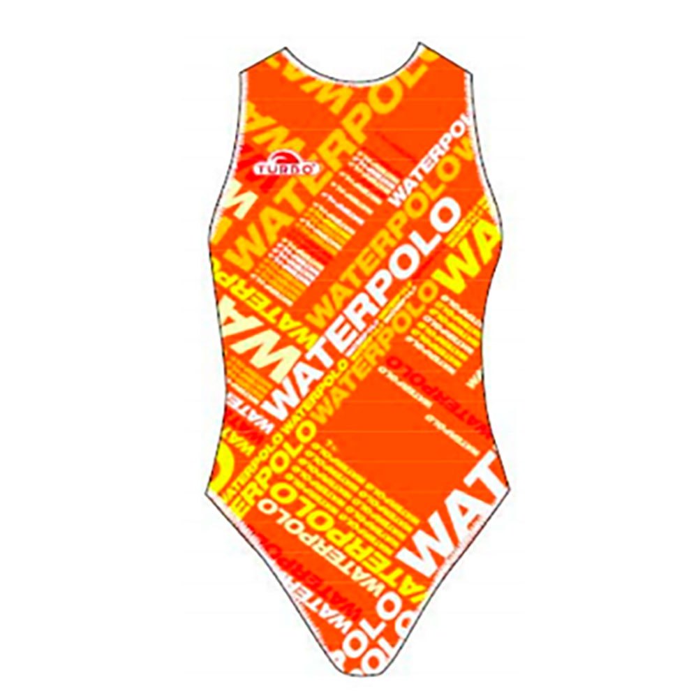 Turbo Text Swimsuit Orange 2XL Frau von Turbo