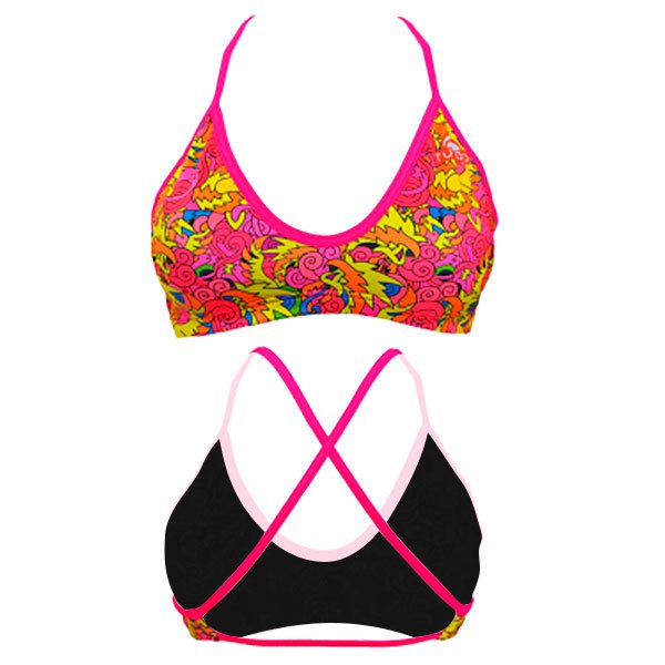 Turbo Mare All Dragon Bikini Top Rosa L Frau Turbo Mare All Dragon Bikini Top Rosa L Frau von Turbo
