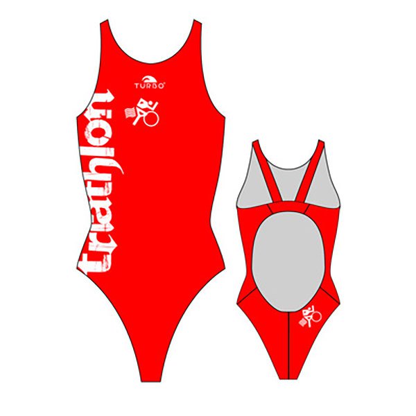 Turbo Triathlon Pro Resist Swimsuit Rot 5XL Frau von Turbo
