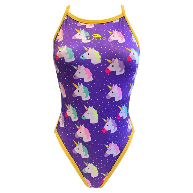 Turbo Unicorn Revolution Swimsuit Lila 4XL Frau von Turbo