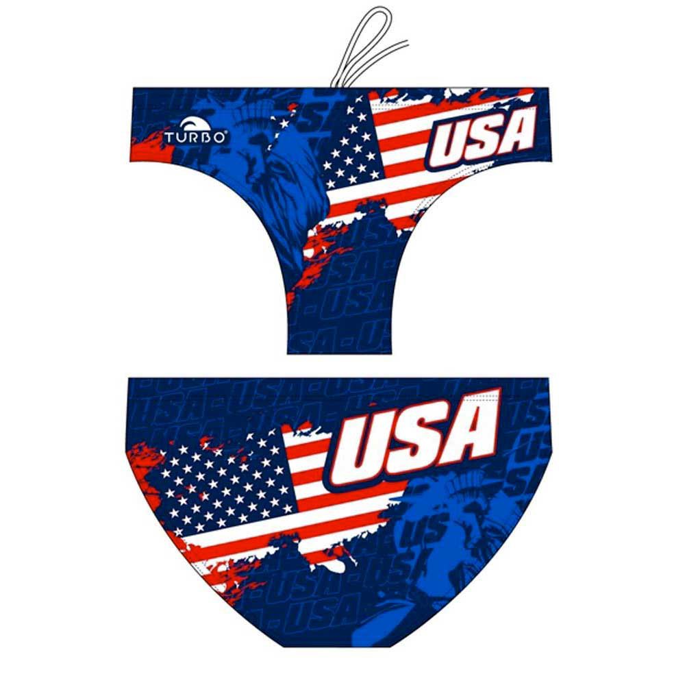 Turbo Usa Swimming Brief Blau 5XL Mann Turbo Usa Swimming Brief Blau 5XL Mann von Turbo