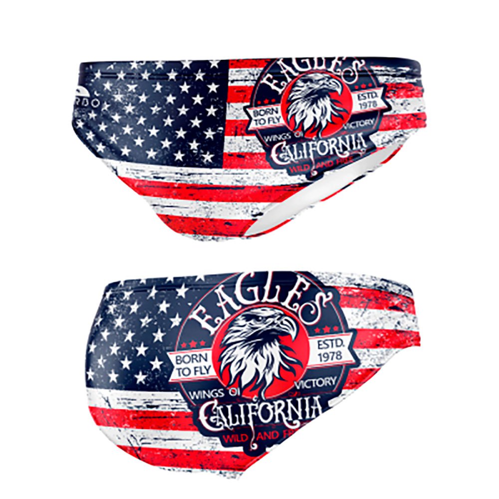 Turbo Usa Wings Eagle Swimming Brief Mehrfarbig M Mann Turbo Usa Wings Eagle Swimming Brief Mehrfarbig M Mann von Turbo