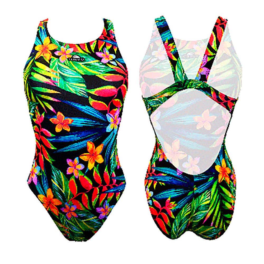 Turbo Vibrant Jungle Swimsuit Mehrfarbig L Frau von Turbo