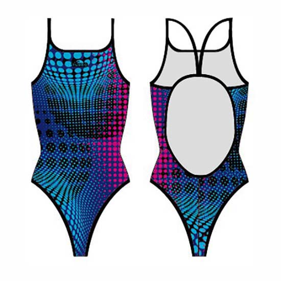 Turbo Walnut Swimsuit Blau,Schwarz 4XL Frau Turbo Walnut Swimsuit Blau,Schwarz 4XL Frau von Turbo