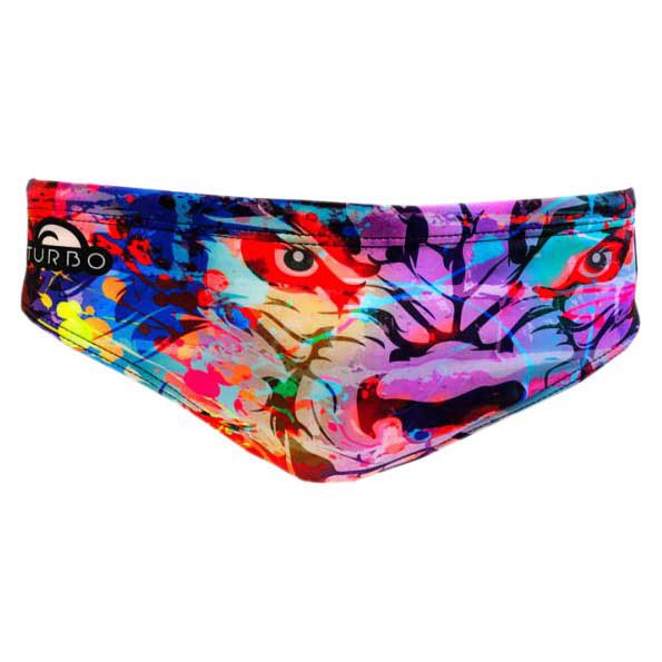 Turbo Wolf Wall Swimming Brief Lila 3XL Mann von Turbo