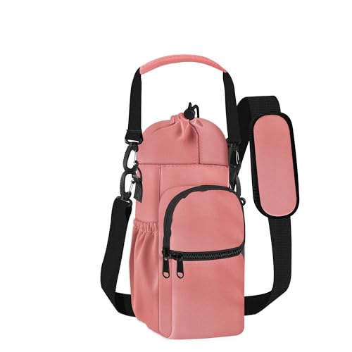 Turmaster Wasserflaschenhalter mit Gurt,isolierte Flaschen Tasche mit 2 Front- und 2 Seitentaschen, Trinkflasche Tasche für Sport, Wandern, Camping Turmaster Wasserflaschenhalter mit Gurt,isolierte Flaschen Tasche mit 2 Front- und 2 Seitentaschen, Trinkflasche Tasche für Sport, Wandern, Camping von Turmaster