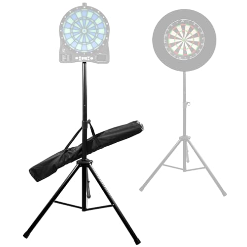 Turnart Dartständer für Dartscheibe Ständer,Dart Ständer Dart Zubehör für Dartscheibe Elektronisch,106-200 cm Heavy Dartständer 3.7KG Dartboard Ständer von Turnart