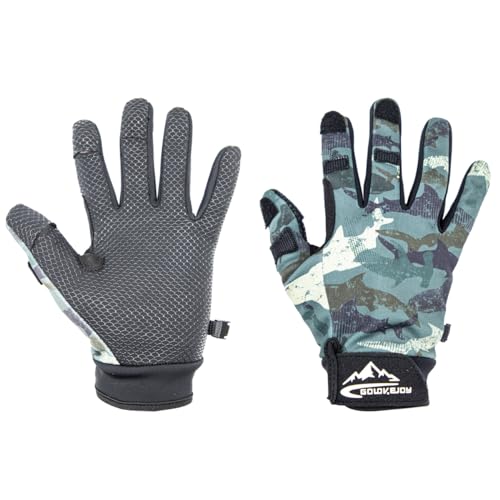 Tutuxio Angelhandschuhe abnehmbaren Fingerkuppen Männer Frauen Angler Handschuhe Winterhandschuhe für Eisfischen Jagd Wandern Fishingsports Tutuxio Angelhandschuhe abnehmbaren Fingerkuppen Männer Frauen Angler Handschuhe Winterhandschuhe für Eisfischen Jagd Wandern Fishingsports von Tutuxio