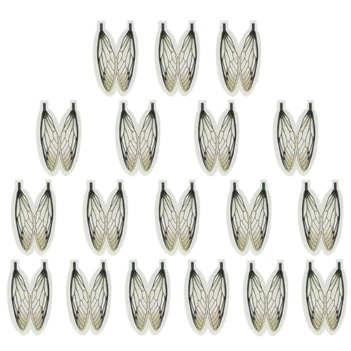 Tuxxjzm Trockenfliegenbindematerial zum Forellenangeln, vorgeschnittene Angelköder mit Stonefly-Flügeln | Realistische Stonefly-Flügel und Angelköder,Kompaktes Fliegenbindematerial für von Tuxxjzm