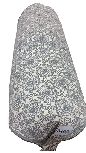 Tvamm Lifestyle Yoga Bolster 65x22 cm 2018, Yin Yoga, Rucken, Meditation Kissen mit Buchweizenschale gefüllt (Saraswati) von Tvamm Lifestyle