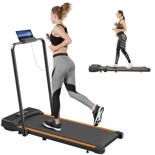 Tvdugim Laufband für Zuhause, Walking Pad, Laufband Schreibtisch für Zuhause und Büro, 1-10 KM/H mit Fernbedienung LCD-Anzeige (Orange) Tvdugim Laufband für Zuhause, Walking Pad, Laufband Schreibtisch für Zuhause und Büro, 1-10 KM/H mit Fernbedienung LCD-Anzeige (Orange) von Tvdugim