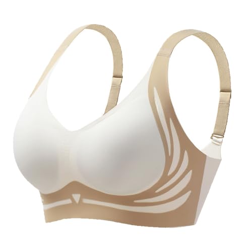 Zekear Wireless Push-Up Bra,Generallye Bra,Vianys Wireless Push up Bra,Super Gather Bra|Wireless Push-up Bra (Beige,M) von Twaynorb