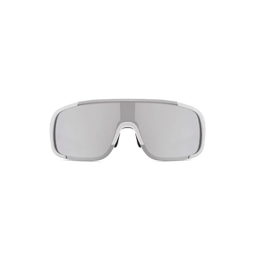 Txlixc Polarisierte Fahrradbrille, Ski-Brille, Fahren, Radfahren, Baseball-Sonnenbrille für Damen und Herren, UV-Schutz, Sport-Sonnenbrille (Weiß, Einheitsgröße) von Txlixc