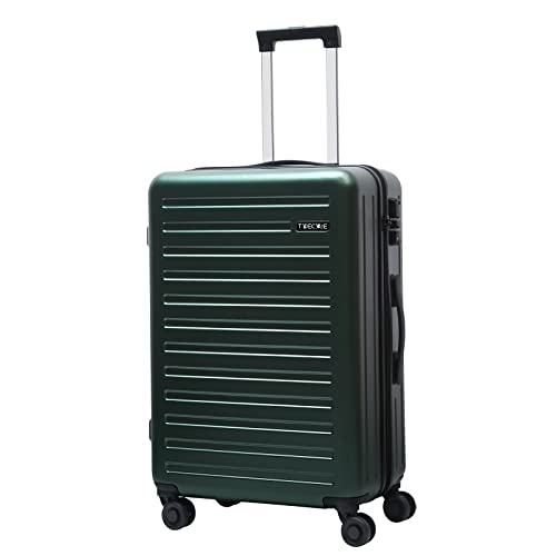 TydeCkare 24 Zoll Aufgegebenes Gepäck, Leichter ABS+PC Hartschalenkoffer mit TSA-Schloss und Geräuscharmen Spinnerrädern, mittlere Größe mit 65L Fassungsvermögen von TydeCkare