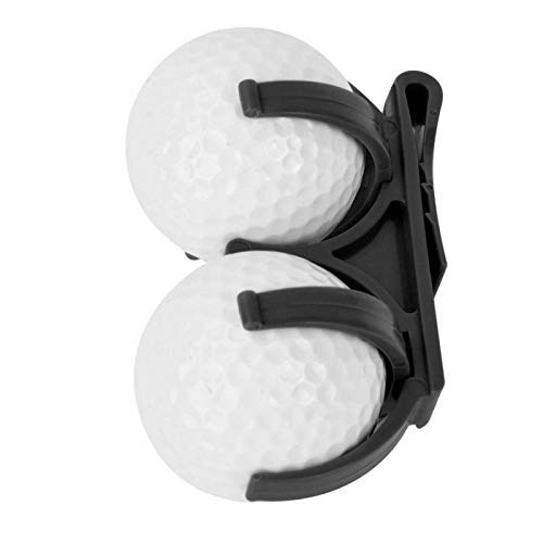 Tyenaza Ballclip für GolfProfessioneller Golfballhalter Clip Organizer Golfspieler Golfwerkzeug Zubehör für Liebhaber Clip am Gürtel(Schwarz) von Tyenaza