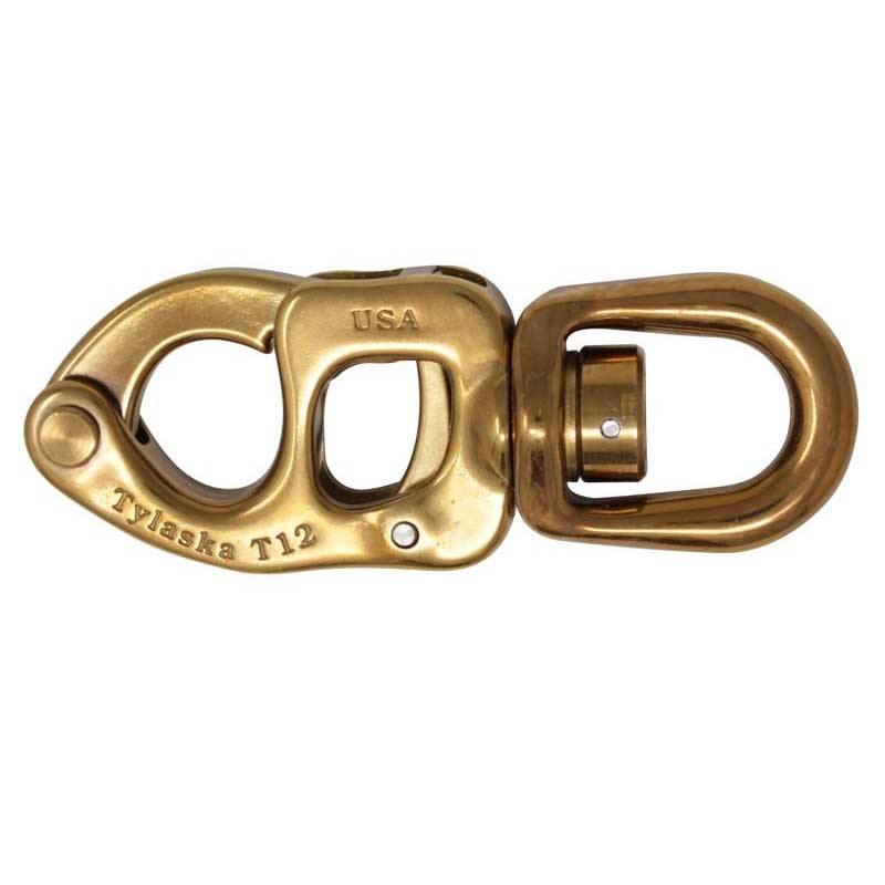 Tylaska T12 Standard Bail Snap Shackle Golden Tylaska T12 Standard Bail Snap Shackle Golden von Tylaska