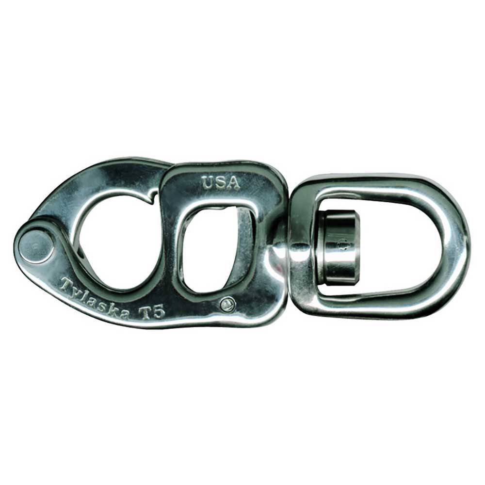 Tylaska T5s Standard Bail Snap Shackle Silber Tylaska T5s Standard Bail Snap Shackle Silber von Tylaska