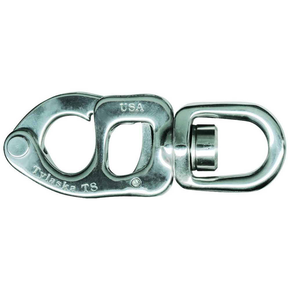 Tylaska T8s Standard Bail Snap Shackle Silber Tylaska T8s Standard Bail Snap Shackle Silber von Tylaska
