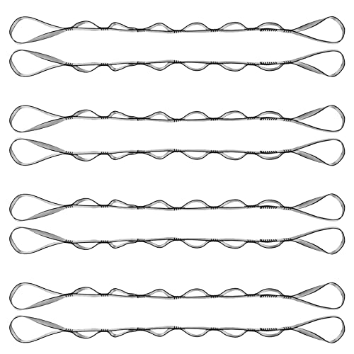 Tynmoel 8Pcs Daisy Chains Nylon Kletterriemen Verstellbare Klettergurte Climbing Seil Daisy Chain von Tynmoel