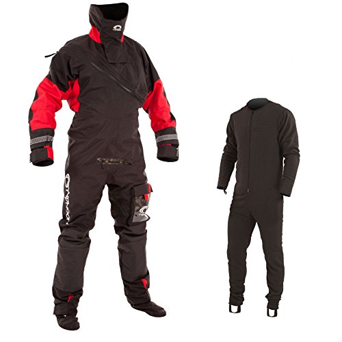 Typhoon Other Nuevo 2024-Drysuit Max B Front Entry Black/Red L 67934, Multicolor, One Size von Typhoon