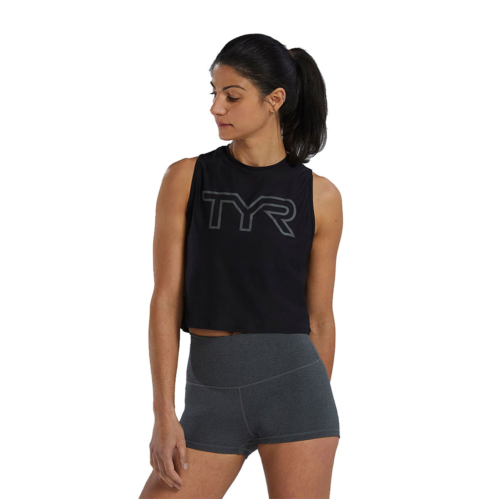 Tyr Airtec Crop Sleeveless T-shirt Schwarz M Frau Tyr Airtec Crop Sleeveless T-shirt Schwarz M Frau von Tyr