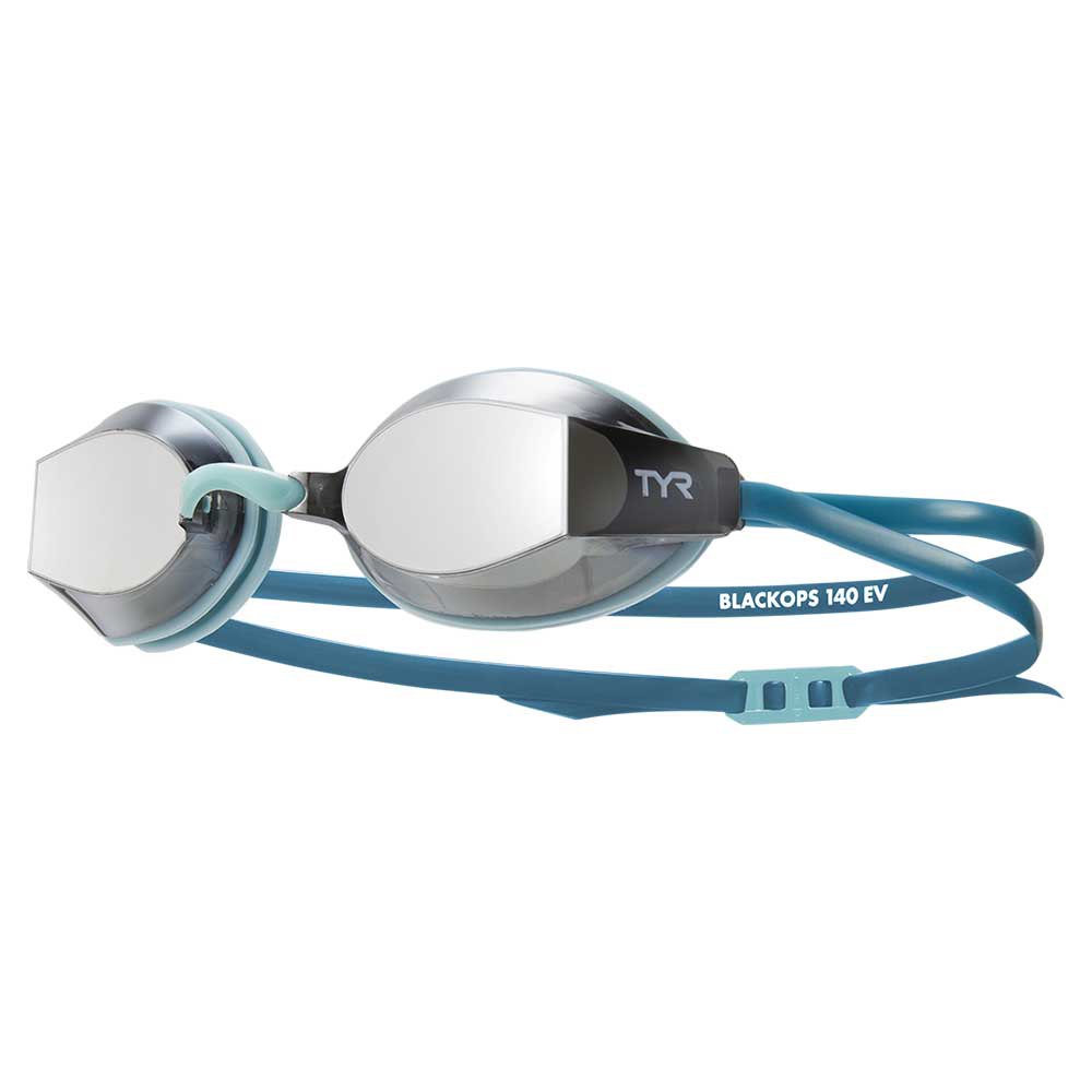 Tyr Black Ops 140 Ev Mirrored Racing Swimming Goggles Blau von Tyr