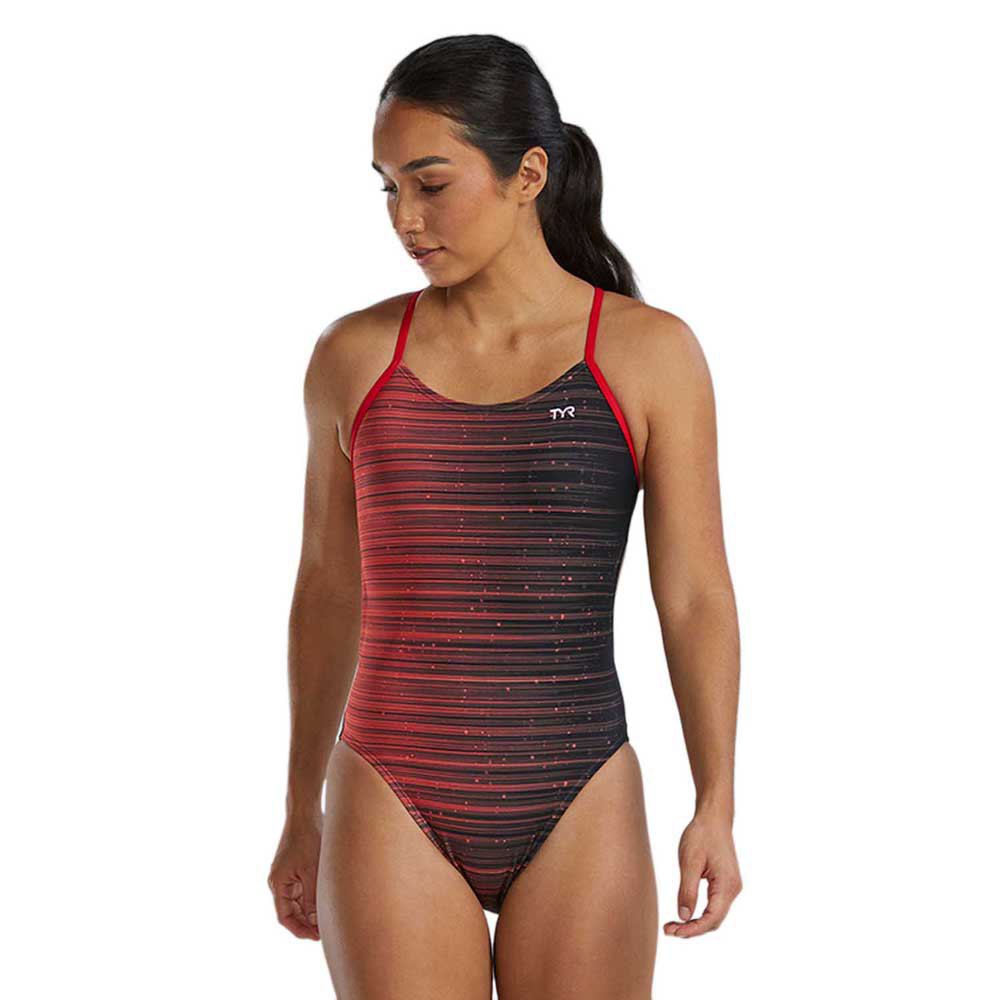 Tyr Durafast Elite Cutoutfit Speedwarp Swimsuit Rot 32 Frau von Tyr
