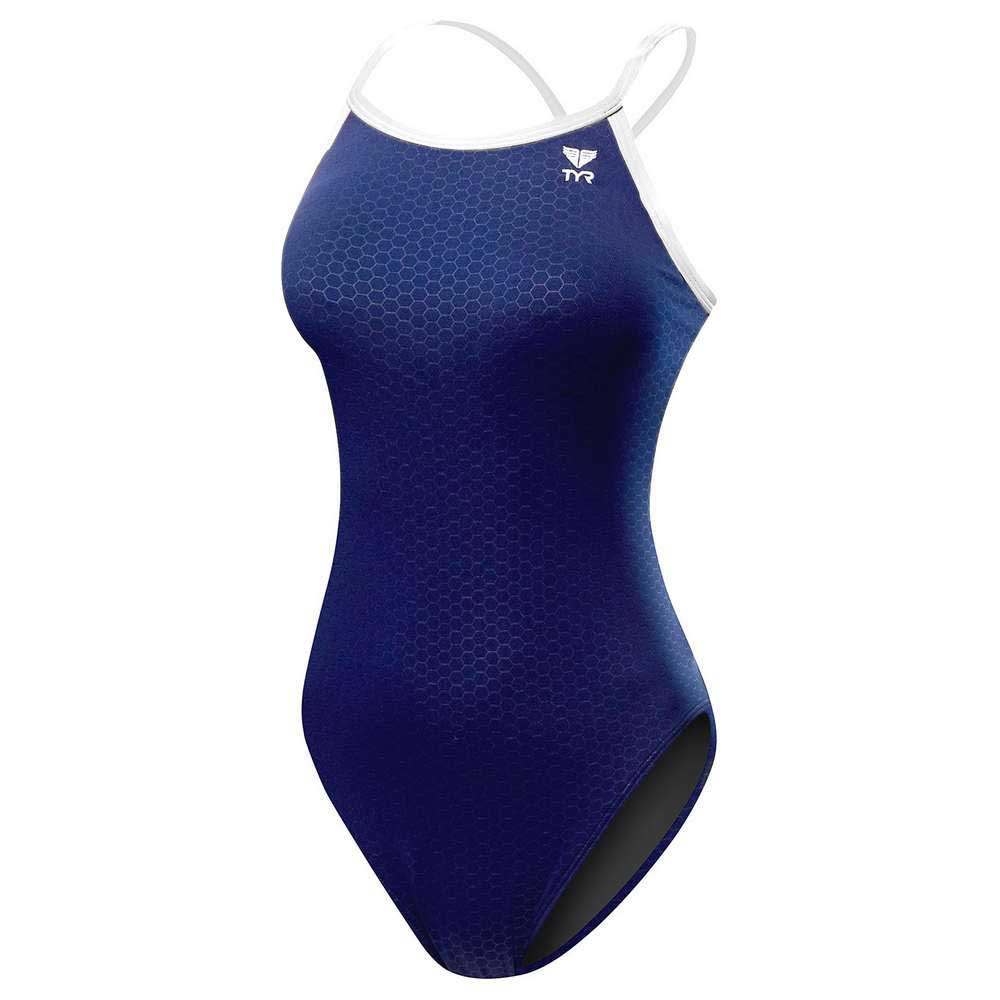 Tyr Durafast Elite Diamondfit Hexa Swimsuit Blau 6 Years Mädchen von Tyr