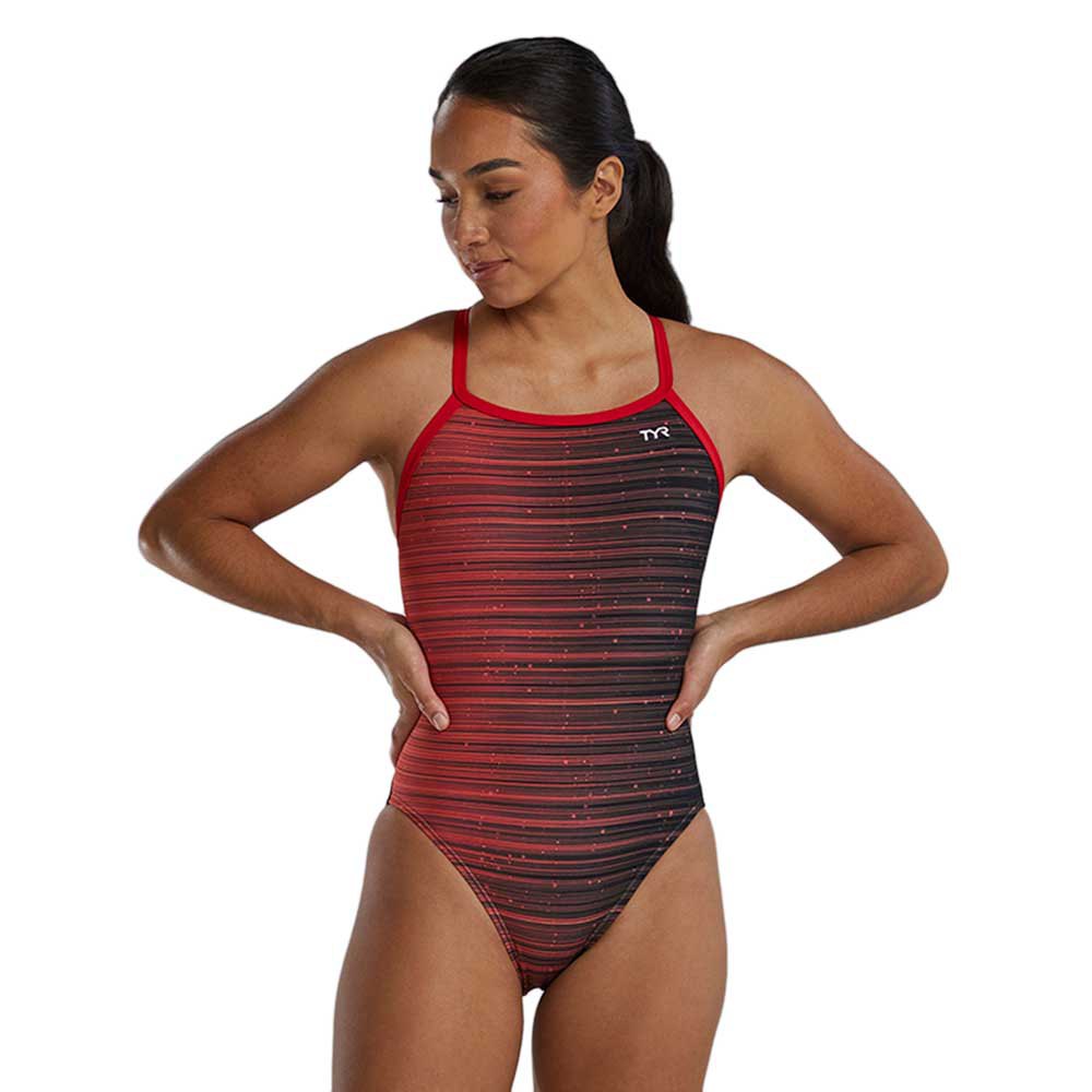 Tyr Durafast Elite Diamondfit Speedwarp Swimsuit Rot 26 Frau von Tyr