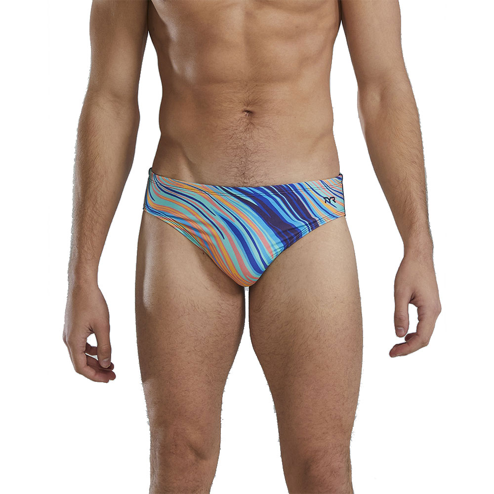 Tyr Durafast Elite Riptidal Swimming Brief Blau 26 Mann Tyr Durafast Elite Riptidal Swimming Brief Blau 26 Mann von Tyr