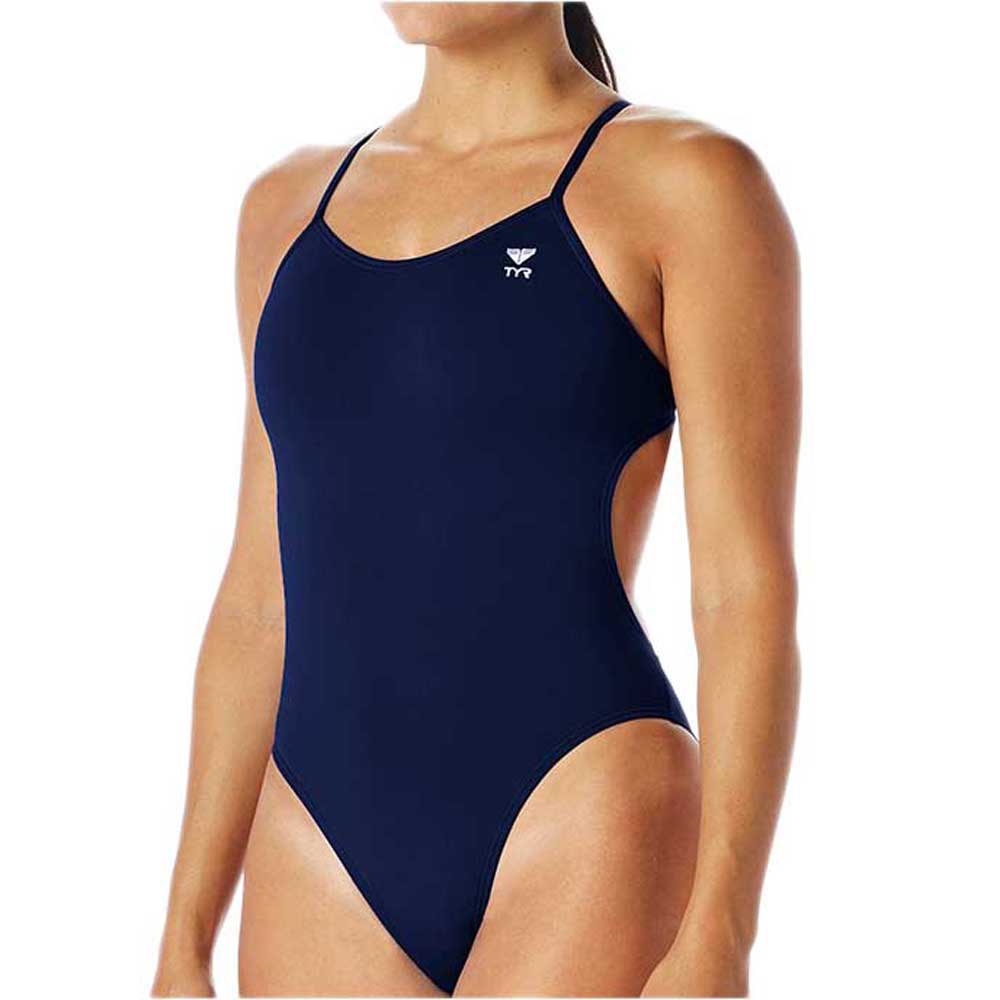 Tyr Durafast Elite Solid Cutoutfit Swimsuit Blau 38 Frau Tyr Durafast Elite Solid Cutoutfit Swimsuit Blau 38 Frau von Tyr