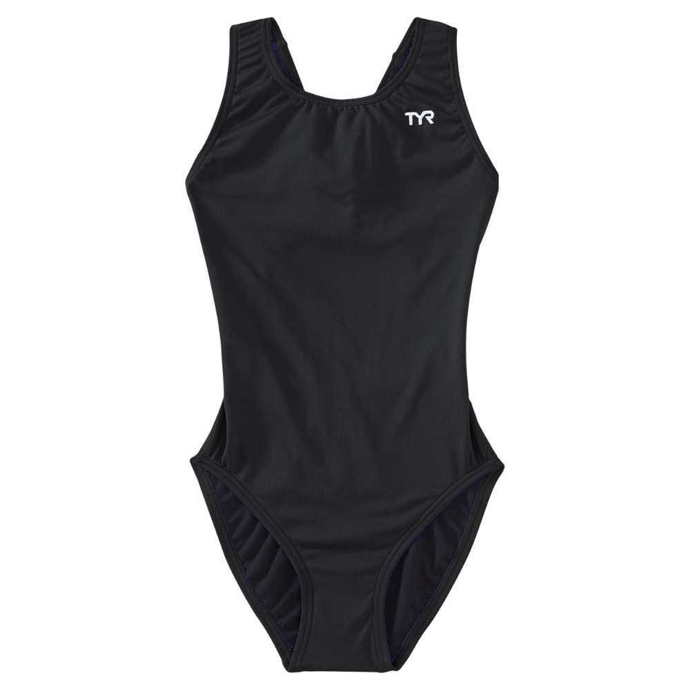 Tyr Durafast Elite Solid Maxfit Swimsuit Schwarz 7-8 Years Mädchen von Tyr