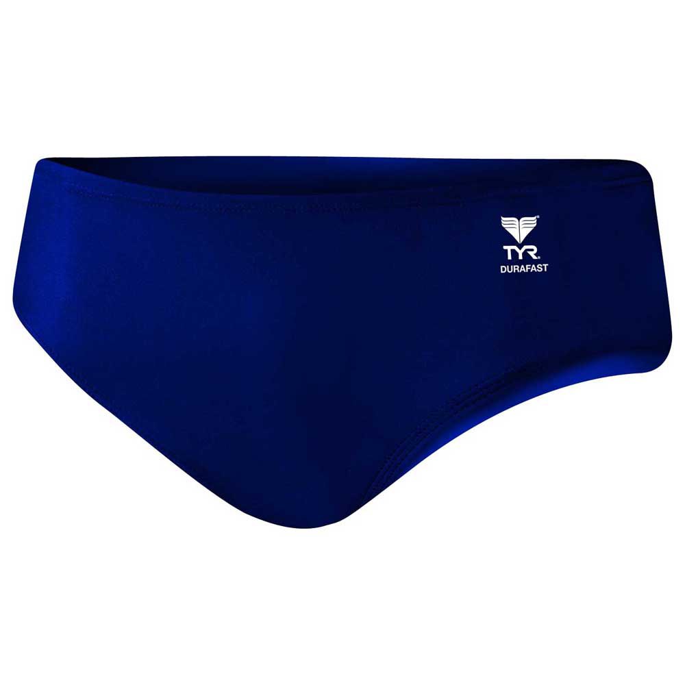 Tyr Durafast Elite Solid Racer Swimming Brief Blau 26 Mann von Tyr