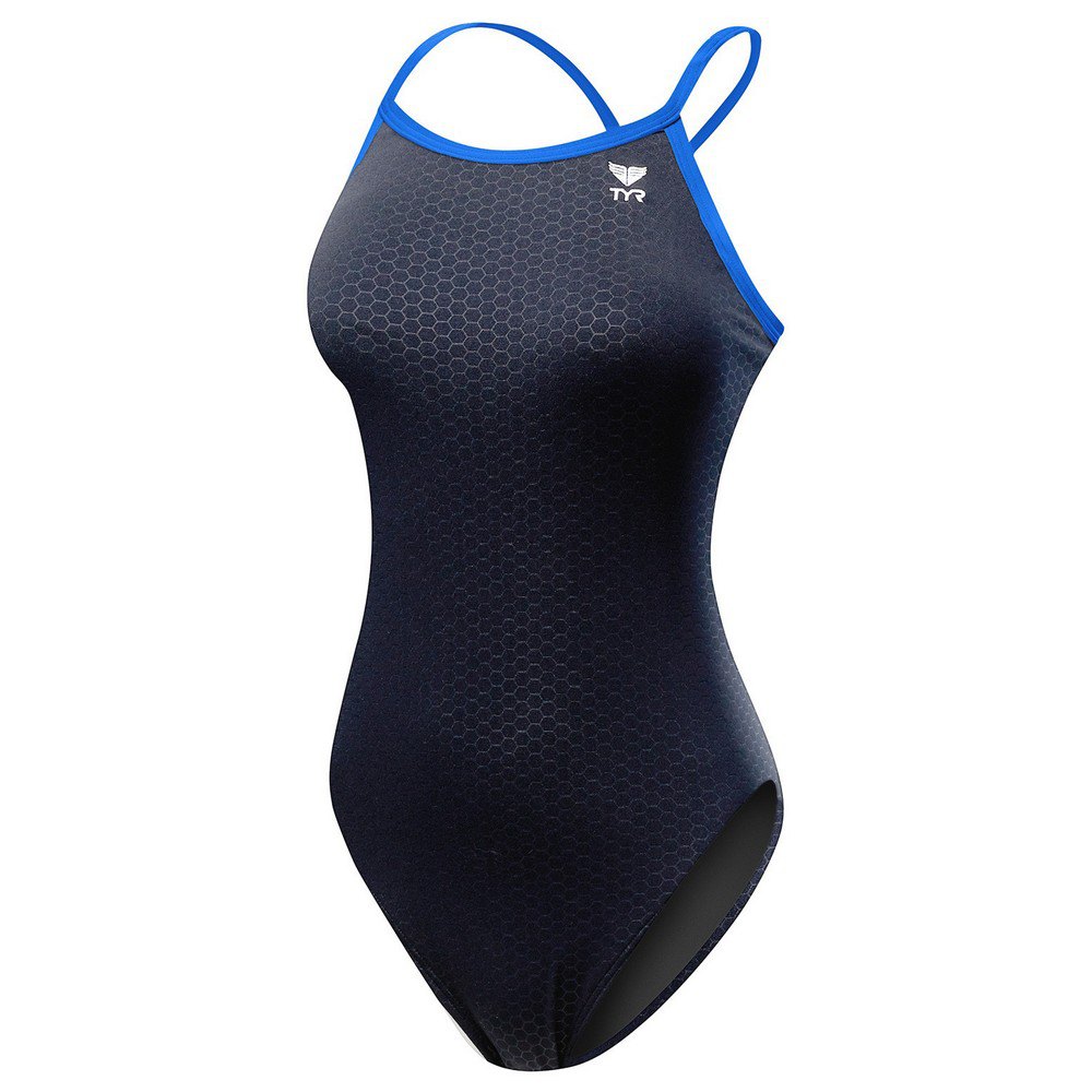 Tyr Hexa Diamondfit Swimsuit Blau 7-8 Years Mädchen von Tyr