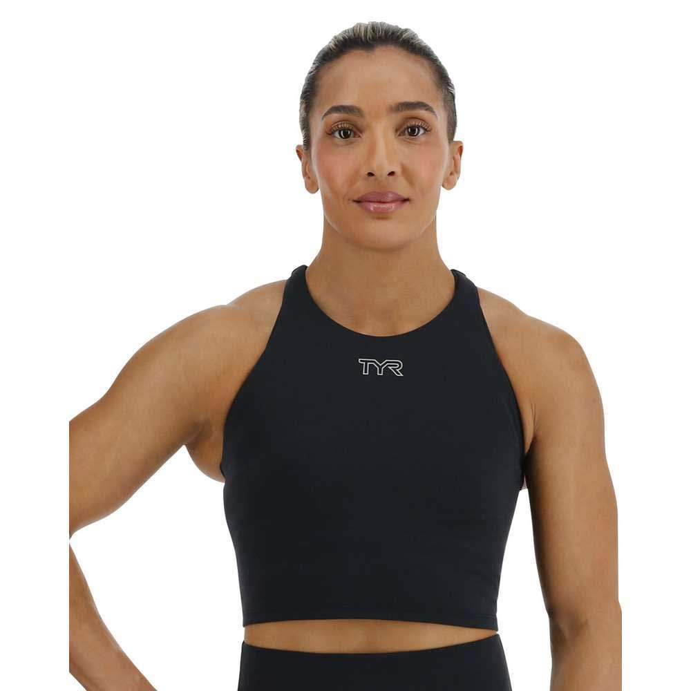 Tyr Joule Elite High Neck Solid Sports Top Schwarz M Frau Tyr Joule Elite High Neck Solid Sports Top Schwarz M Frau von Tyr
