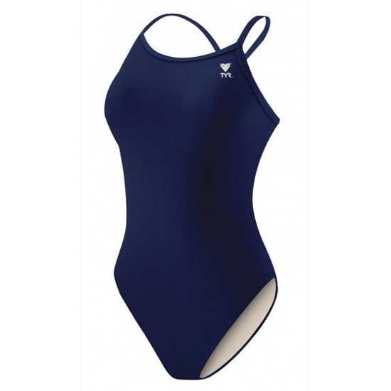Tyr Solid Tyreco Diamondfit Swimsuit Blau 40 Frau von Tyr