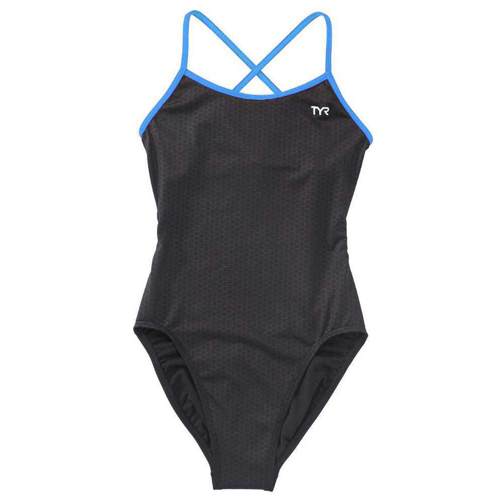 Tyr Trinityfit Hexa Swimsuit Schwarz 6 Years Mädchen von Tyr