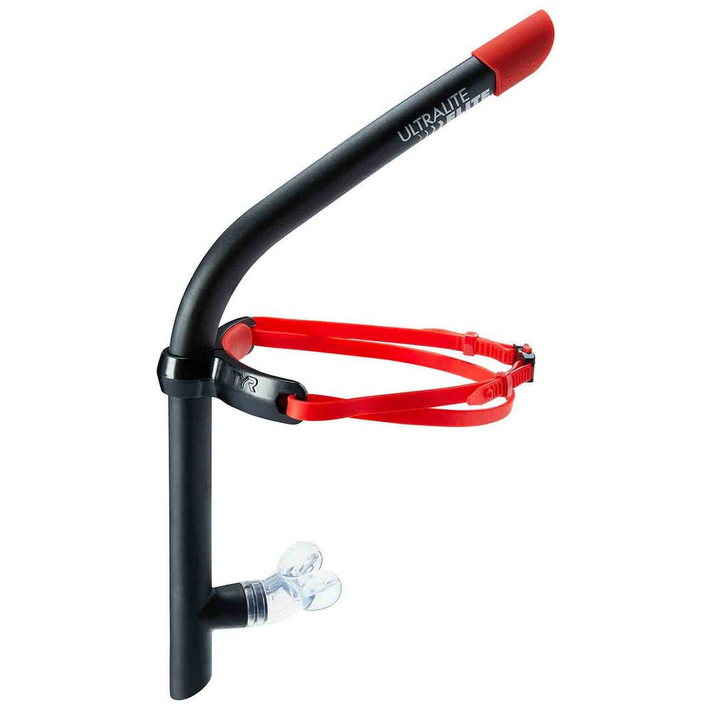 Tyr Ultralite Elite Snorkel Rot,Schwarz von Tyr