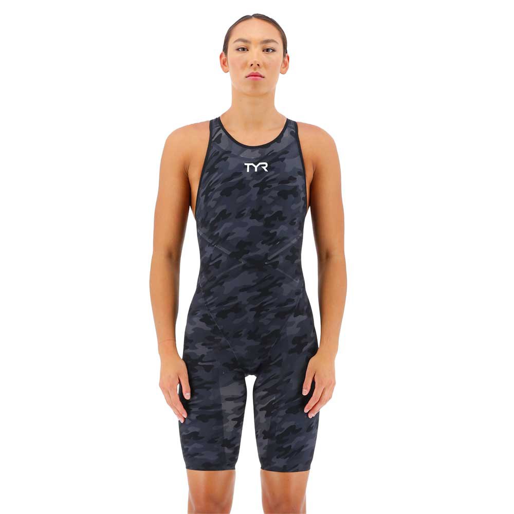 Tyr Venzo Camo Open Back Competition Swimsuit Schwarz,Grau 23 Frau Tyr Venzo Camo Open Back Competition Swimsuit Schwarz,Grau 23 Frau von Tyr
