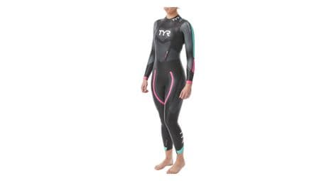 tyr hurricane cat 5 neopren damen triathlon neoprenanzug schwarz   blau   pink von Tyr