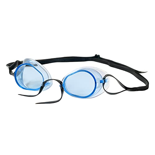 Tyron Performance Race Goggle (Anti-blau) | Schwimmbrille | Weiterentwicklung der Schwedenbrille mit soften Silikonrand/-Steg | Training und Wettkampf von Tyron