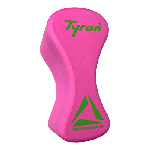 TYRON Pull-Buoy Elite | Hilfe für das Schwimmtraining | Zur Verbesserung der Schwimmhaltung | Schaumstoff | Asymmetrischer Aufbau (Pink) von Tyron