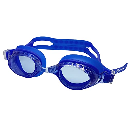 Tyron Schwimmbrille (dunkelblau) | Schwimmbrille für Kinder und Erwachsene | Nasensteg in 3 Größen | Anti Fog Beschichtung | UV Schutz | Schwimmsport von Tyron