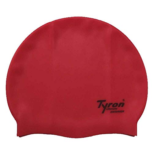 Tyron Silikon Badekappe (bordeaux) | | 100% Silikon | Unisex | Damen & Herren | Schwimmsport von Tyron