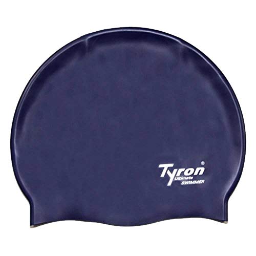 TYRON Ultralight Badekappe (Nachtblau) | | 100% Silikon | Unisex | Damen & Herren | Schwimmsport von Tyron